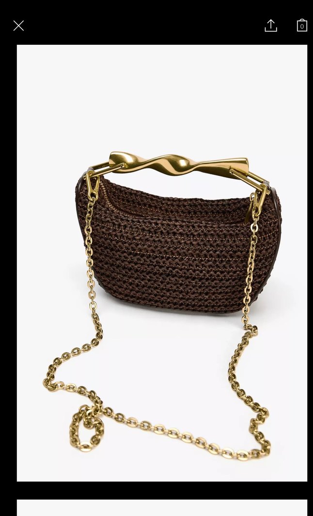 METAL SAPLI MİNİ ÇANTA - Görsel 3