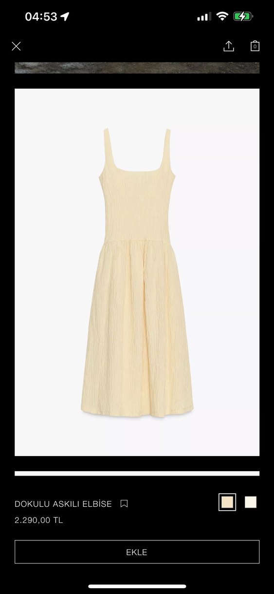 Zara viral elbise - Görsel 3