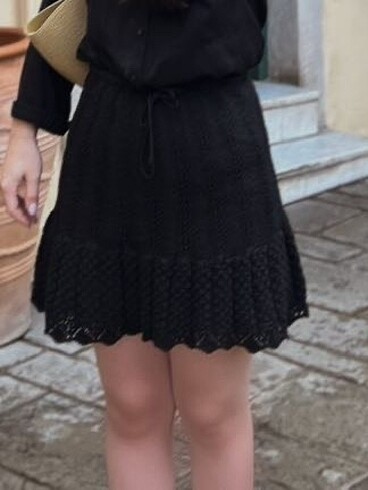 s Beden siyah Renk Triko etek