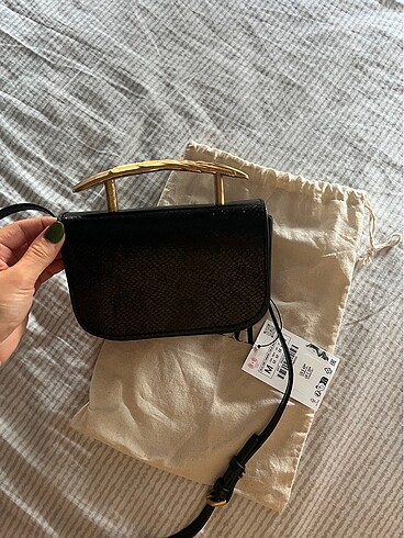 Beden siyah Renk Zara çanta