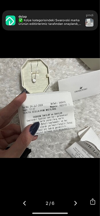 swarovski Swarovski kolye