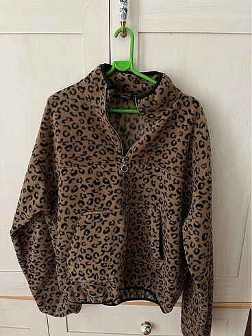 m Beden çeşitli Renk Leopar sweatshirt