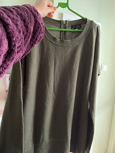 m Beden Oversize fermuarli ust
