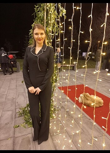 Zara Abiye siyah tulum