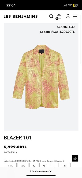 Les Benjamins blazer