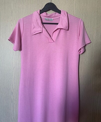 PEMBE MİNİ ELBİSE