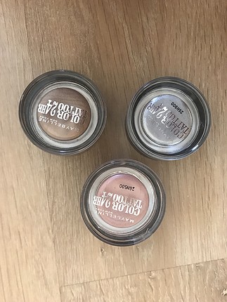 Maybelline Maybelline Color Tattoo 3 Renk 