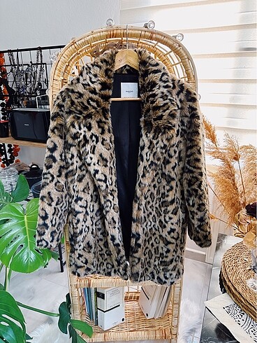 Mango Leopar Kürk Kaban