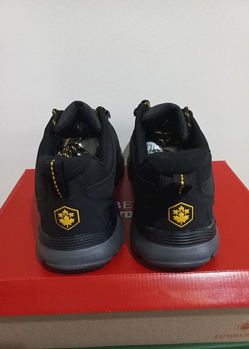 Sarı Siyah Bağcıklı Erkek Outdoor Ayakkabı - Görsel 3