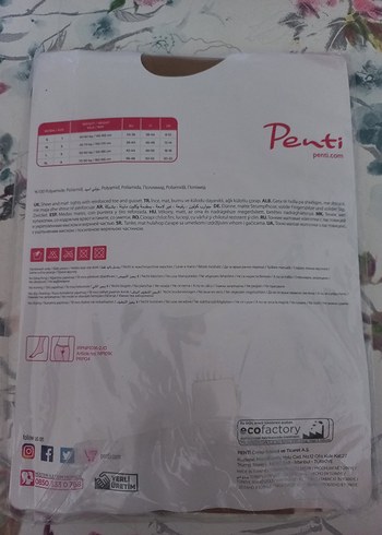 Ten Rengi İnce Külotlu Çorap - Görsel 3