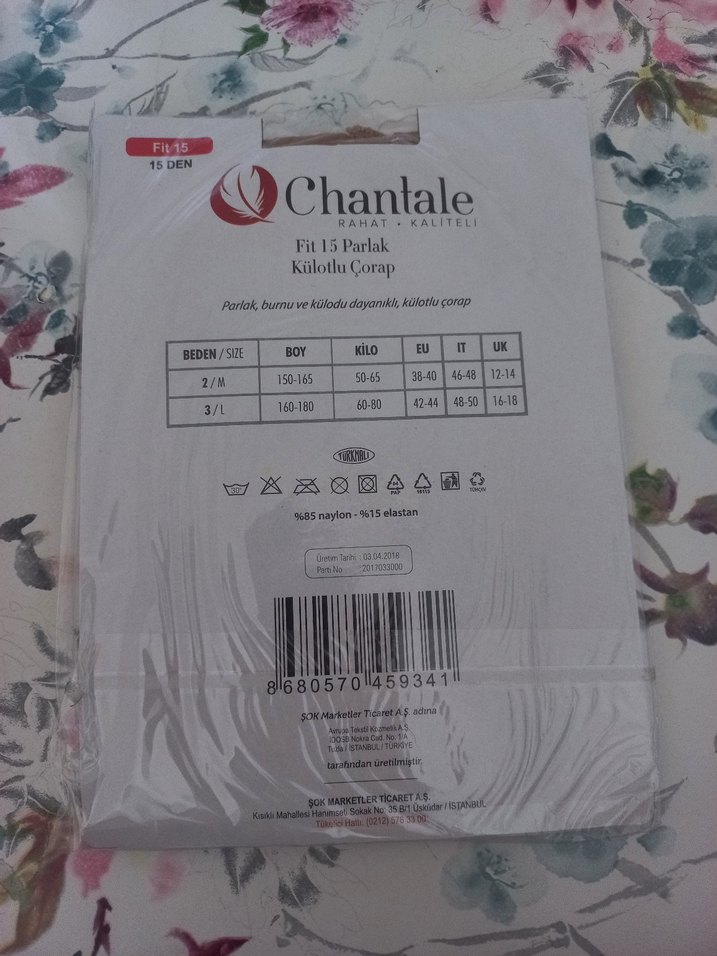 Ten Rengi İnce Külotlu Çorap - Görsel 5