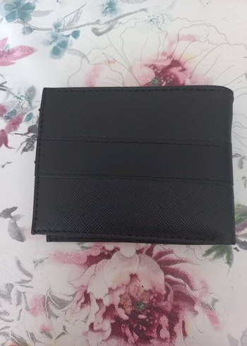 Siyah Baskılı Erkek Cüzdanı - Görsel 2