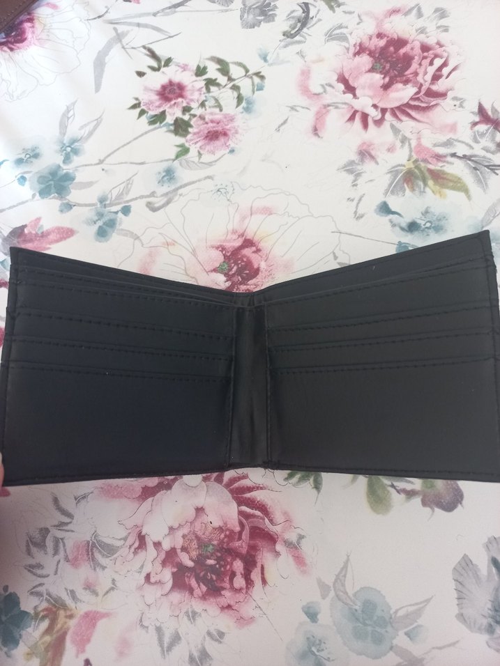 Siyah Baskılı Erkek Cüzdanı - Görsel 4