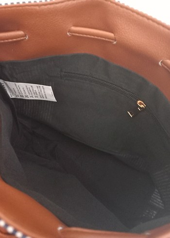 Çizgili Kadın Omuz Çantası - Görsel 4