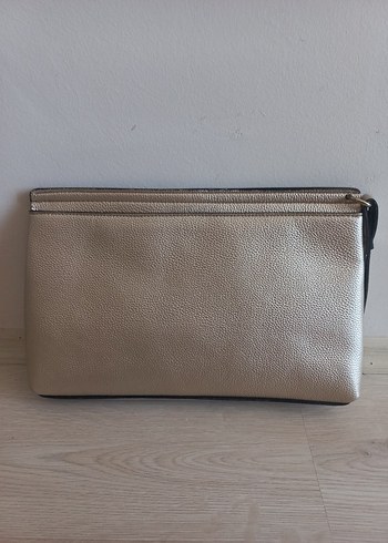 Bej Kadın Clutch Çanta - Görsel 2