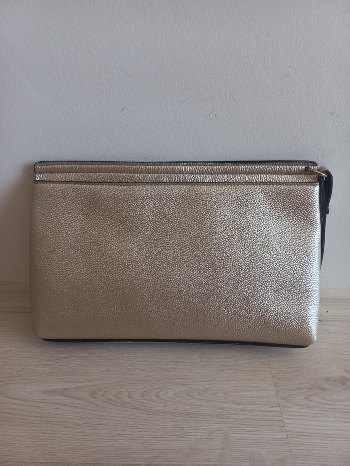 Bej Kadın Clutch Çanta - Görsel 2