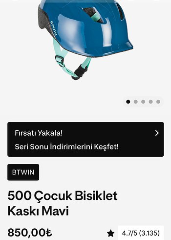 Btwn decathlon Dan bisiklet kaski - Görsel 6