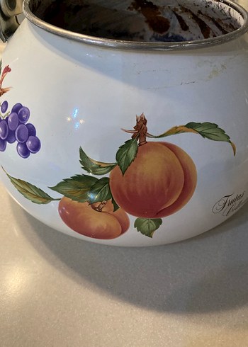 Vintage Love Vintage emaye çaydanlık demlik