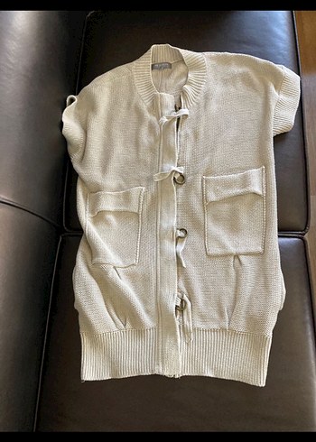 Miss me İtalya danBej Kadın Kısa Kollu Hırka - Görsel 7