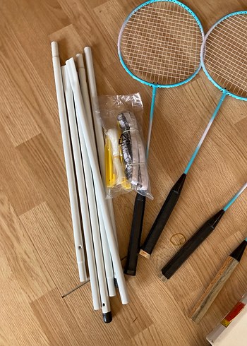 Mavi Badminton Seti 4 Raketli