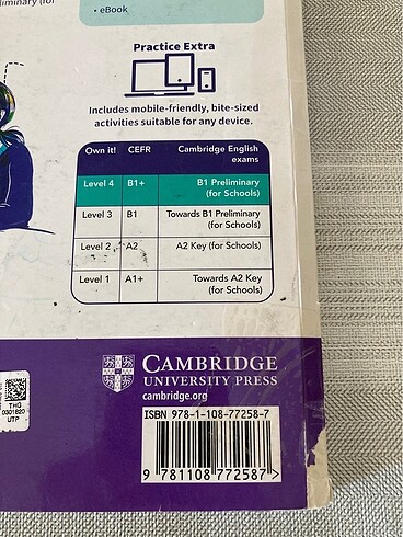 Beden Cambridge university-own it level 4
