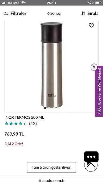 Beden Mudo concept çelik termos mug