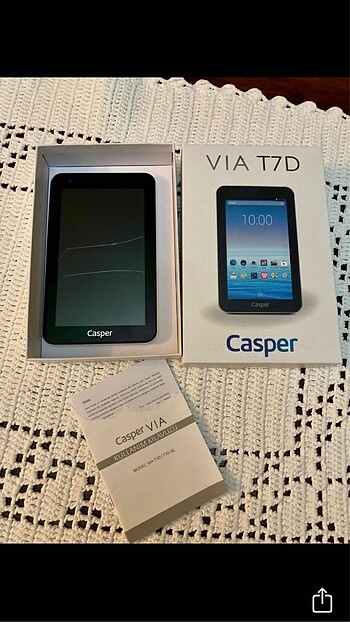 Casper via tablet