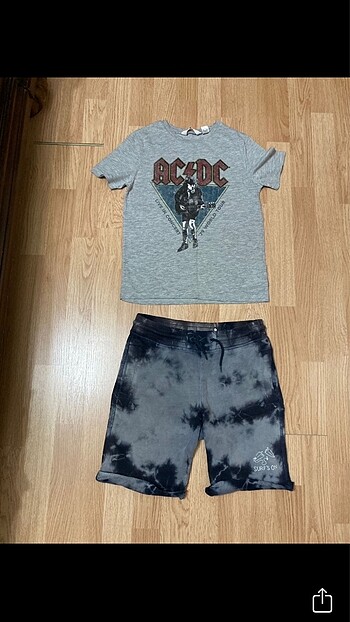 H&M 8 yaş tshirt şort fiyatı dır
