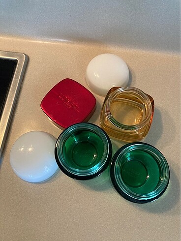 Cam boş krem kutuları kavanoz - Görsel 8