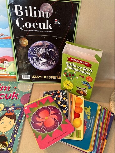 Dergiler oyun eğitim kartları doğa ve bulmaca oyun kartları heps - Görsel 3