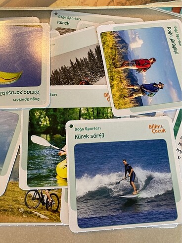 Dergiler oyun eğitim kartları doğa ve bulmaca oyun kartları heps - Görsel 7