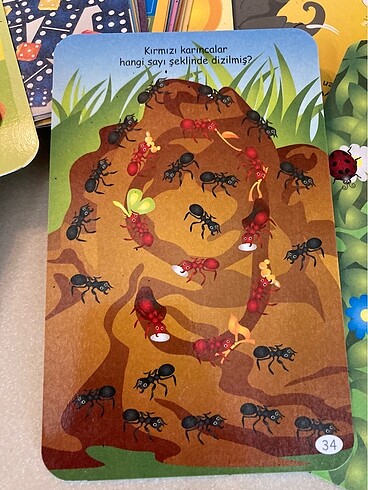 Dergiler oyun eğitim kartları doğa ve bulmaca oyun kartları heps - Görsel 9