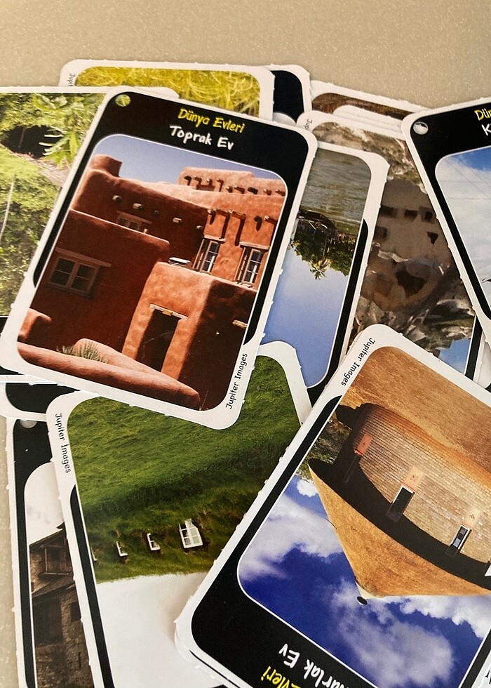 Dergiler oyun eğitim kartları doğa ve bulmaca oyun kartları heps - Görsel 5