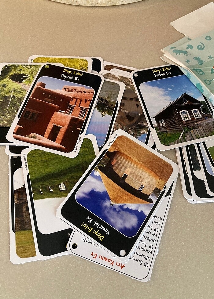 Dergiler oyun eğitim kartları doğa ve bulmaca oyun kartları heps - Görsel 4