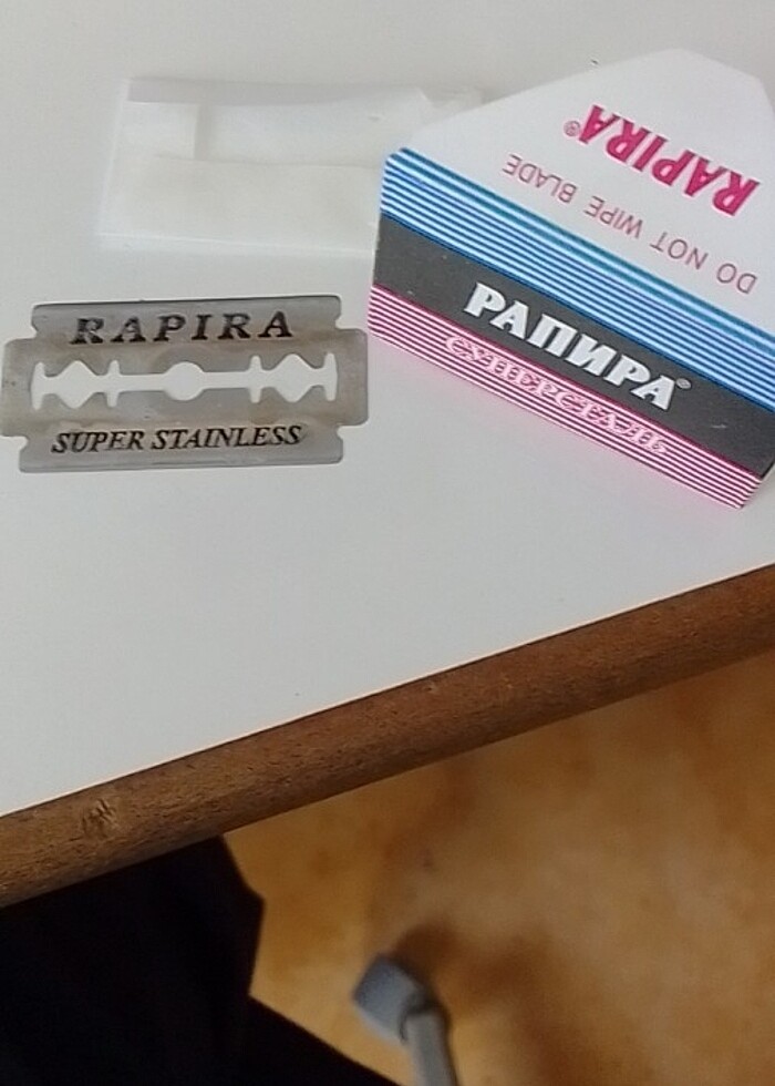 22 adet çift taraflı jilet ve İHA cilt şapı - Görsel 3