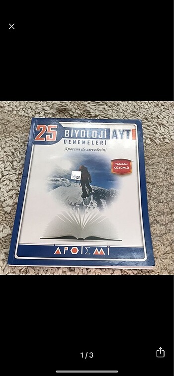 Apotemi ayt biyoloji deneme
