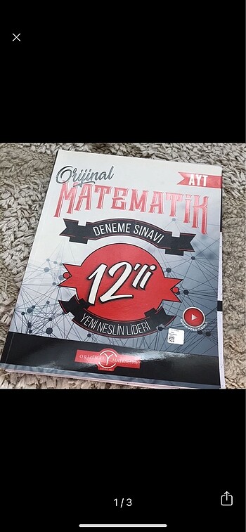 Orijinal ayt matematik deneme