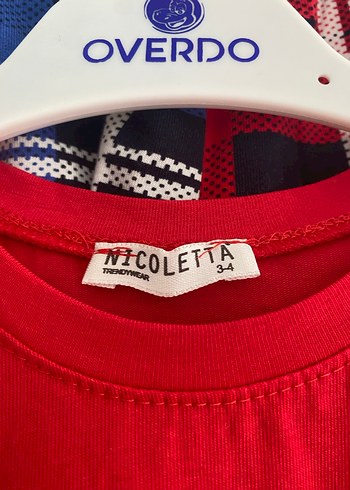 Çocuk Kırmızı Uzun Kollu Baskılı pijama takımı - Görsel 4