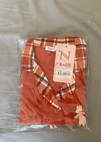 Kırmızı Ekoseli Çocuk Pijama Takımı - Görsel 4