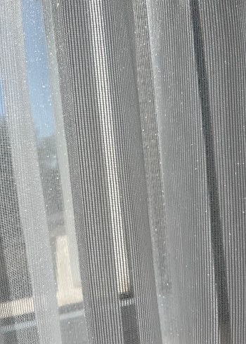 Modern Klasik Beyaz Tül Perde - Görsel 5