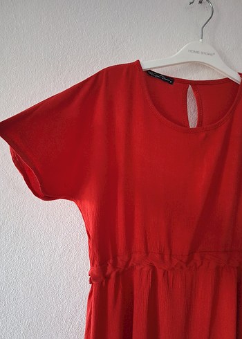 Belden bağlamalı mini elbise - Görsel 6