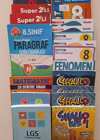 8. Sınıf LGS hazırlık test kitapları