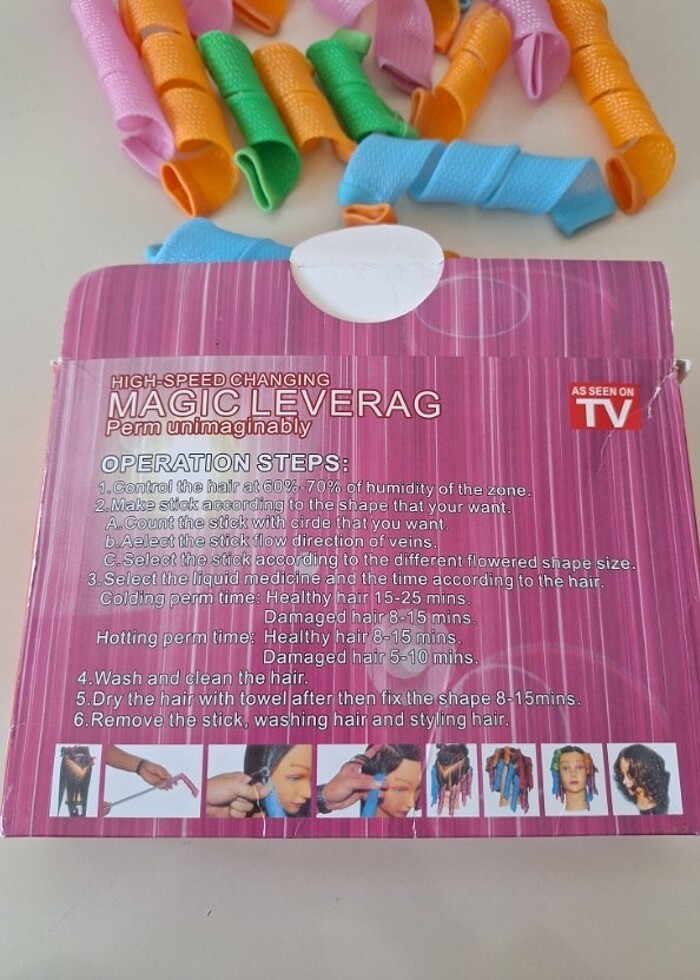 Magic leverag saç bigudisi  - Görsel 5