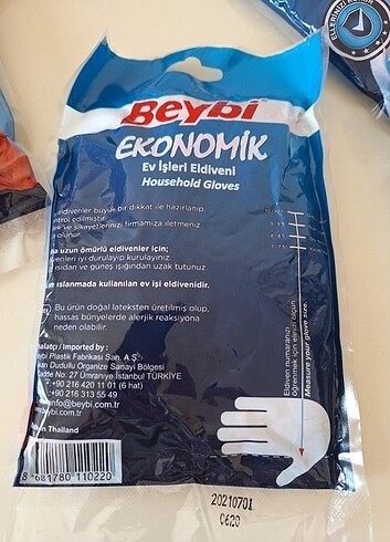 Beybi temizlik bulaşık eldiveni  - Görsel 4