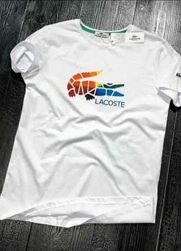 Lacoste baskılı erkek tişört 