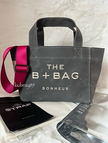 BONHEUR B+BAG kanvas çanta