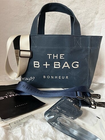 BONHEUR B+BAG dark denim mini