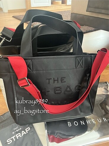 Diğer BONHEUR vegan leather black phantom