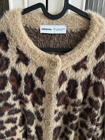 xs Beden kahverengi Renk BERSHKA leopar hırka