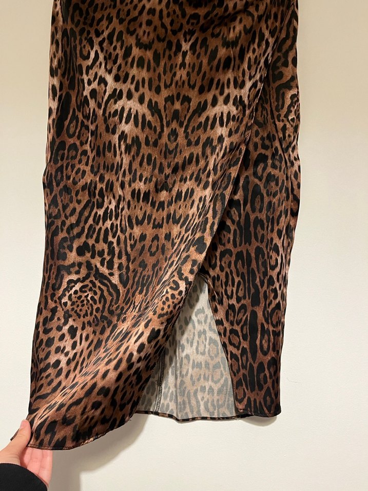 Kahverengi Leopar Desenli Erkek Ceket - Görsel 3